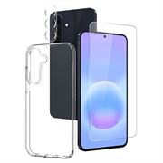 Samsung Galaxy A57 Northjo 3-i-1-beskyttelsessett - gjennomsiktig