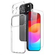 iPhone 18 Pro Max Northjo 3-i-1-beskyttelsessett - gjennomsiktig