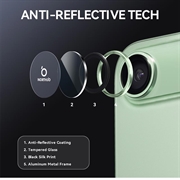 iPhone Air Northjo kameralinsebeskyttelsessett - grønt