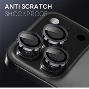 iPhone 17 Pro/17 Pro Max Northjo kameralinsebeskyttelsessett - svart