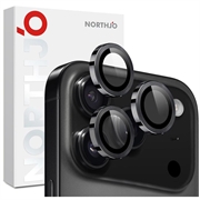 iPhone 17 Pro/17 Pro Max Northjo kameralinsebeskyttelsessett - svart
