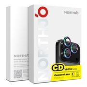 iPhone 17 Pro/17 Pro Max Northjo kameralinsebeskyttelsessett - svart