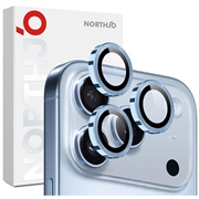 iPhone 17 Pro/17 Pro Max Northjo kameralinsebeskyttelsessett - blå