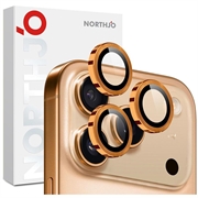 iPhone 17 Pro/17 Pro Max Northjo kameralinsebeskyttelsessett - Oransje