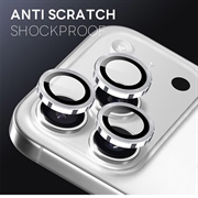 iPhone 17 Pro/17 Pro Max Northjo kameralinsebeskyttelsessett - sølv