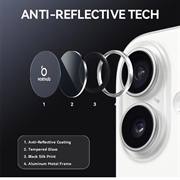 iPhone 17 Northjo kameralinsebeskyttelsessett - sølv