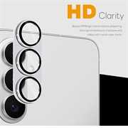 Samsung Galaxy S26+ Northjo Full beskyttelse matt metall og kameralinsebeskytter i herdet glass - Sølv