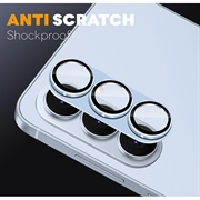 Samsung Galaxy S26 Northjo full beskyttelse matt metall og kameralinsebeskyttelse av herdet glass - blå