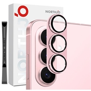 Samsung Galaxy S26 Northjo full beskyttelse matt metall og kameralinsebeskyttelse av herdet glass - Rosa