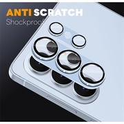 Samsung Galaxy S26 Ultra Northjo full beskyttelse matt metall og kameralinsebeskyttelse av herdet glass - blå