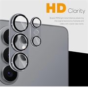 Samsung Galaxy S26 Ultra Northjo full beskyttelse matt metall og kameralinsebeskytter i herdet glass - grå