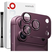 iPhone 18 Pro Northjo full beskyttelse matt metall og kameralinsebeskyttelse av herdet glass