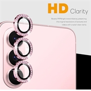 Samsung Galaxy S26+ Northjo Sett med kameralinsebeskyttere med rhinsteiner - Rosa