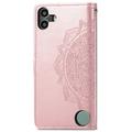 Nothing CMF Phone 1 Mandala Series Lommebok-deksel - Rosa