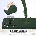 Nothing Phone (3a) Liquid Silikondeksel - MagSafe-kompatibel - Mørkegrønn