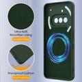 Nothing Phone (3a) Liquid Silikondeksel - MagSafe-kompatibel - Mørkegrønn
