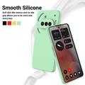 Nothing Phone (3a) Flytende silikon-deksel med håndstropp - grønn
