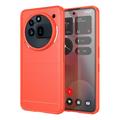 Nothing Phone (3a) Pro børstet TPU-deksel - karbonfiber
