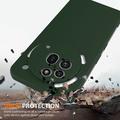 Nothing Phone (3a) Pro Liquid Silikondeksel - MagSafe-kompatibel - Mørkegrønn