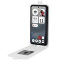 Nothing Phone (3a) Vertikalt Flip-Deksel med Kortlomme