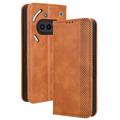 Nothing Phone (3a) Lommebok-deksel med Magnetisk Lukning - brun