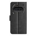 Nothing Phone (3a) lommebokveske med magnetisk lukking - kalvestruktur - svart