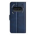 Nothing Phone (3a) lommebokveske med magnetisk lukking - kalvestruktur - blå