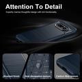 Nothing Phone (4a) Børstet TPU-deksel - karbonfiber