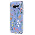Nothing Phone (4a) TPU-deksel med blomstermønster
