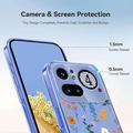 Nothing Phone (4a) Pro TPU-deksel med blomstermønster