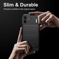 Nothing Phone (4b) Børstet TPU-deksel - karbonfiber