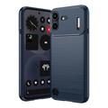 Nothing Phone (4b) Børstet TPU-deksel - karbonfiber