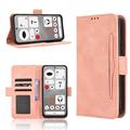 Nothing Phone (4b) Kortholder Lommebokveske - Rosa