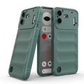 Nothing Phone (4b) Rugged TPU-deksel - Grøn