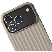 iPhone 18 Pro/17 Pro Nudient Bold MagSafe-deksel - Beige lin