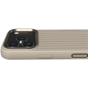 iPhone 18 Pro Max/17 Pro Max Nudient Bold MagSafe-deksel - Beige lin