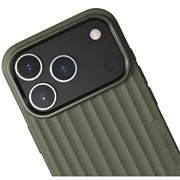 iPhone 18 Pro Max/17 Pro Max Nudient Bold MagSafe-deksel - olivengrønn