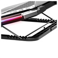 Nuoxi Q8 RGB Laptop Kjøleplate & Bordstativ - Svart