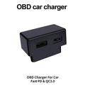 OBD Car Charger for Tesla Model 3/Y - 30W USB-C, 18W USB-A