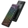 ONIKUMA G67 Magnetic Axis kablet mekanisk tastatur med RGB-lys - Svart / Fargerik