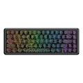 ONIKUMA G67 Magnetic Axis kablet mekanisk tastatur med RGB-lys - Svart / Fargerik