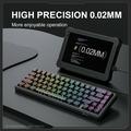 ONIKUMA G67 Magnetic Axis kablet mekanisk tastatur med RGB-lys - Svart / Fargerik