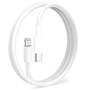 OTB USB-C / Lightning-kabel - iPhone 14/13/12/X/iPad Pro - 1 m - Hvit