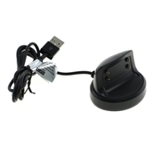 Samsung Gear Fit2/Gear Fit2 Pro OTB USB-ladekabel - svart