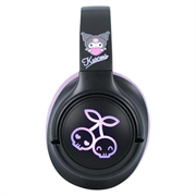 OTL Technologies Kuromi trådløse on-ear-hodetelefoner med LED-belysning - svart / lilla