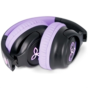OTL Technologies Kuromi trådløse on-ear-hodetelefoner med LED-belysning - svart / lilla