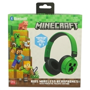 OTL Technologies Minecraft Creeper trådløse hodetelefoner for barn - grønn