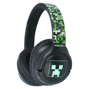 OTL Technologies Minecraft Creeper LED-lysende trådløse hodetelefoner - svart / grønn