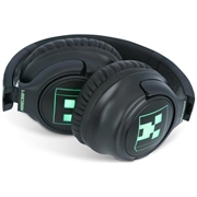 OTL Technologies Minecraft Creeper LED-lysende trådløse hodetelefoner - svart / grønn