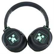 OTL Technologies Minecraft Creeper LED-lysende trådløse hodetelefoner - svart / grønn